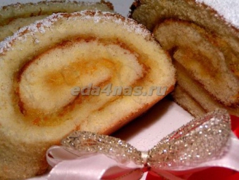 Рулет апельсиновый