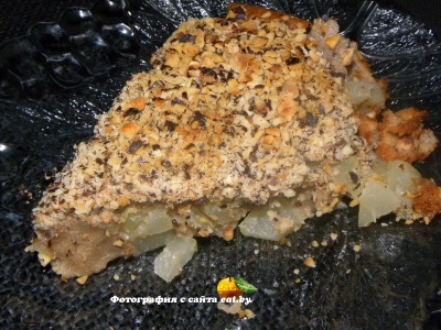 Грушевый пирог