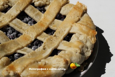 Пирог с черникой